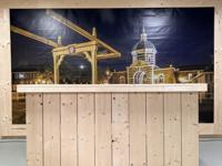 Steigerhouten Eventbalie - Demontabele Toonbank voor Beurs & Verhuur