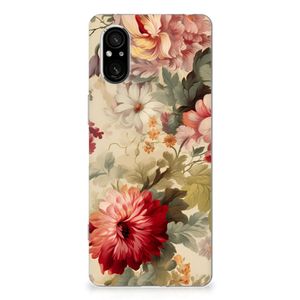 TPU Case voor Sony Xperia 5 V Bloemen