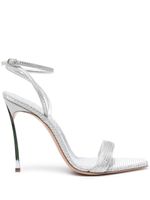 Casadei Superblade Diadema 100mm sandals - Argent