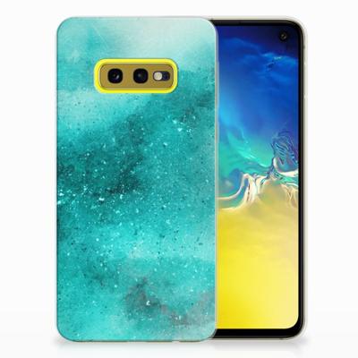 Smartphone hoesje Samsung Galaxy S10e Painting Blue Smartphone hoesje Samsung Galaxy S10e Painting Blue