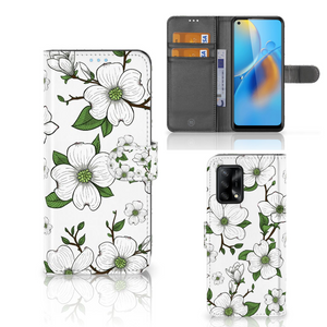 OPPO A74 4G Hoesje Dogwood Flowers