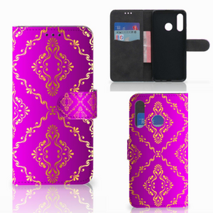 Wallet Case Huawei P30 Lite (2020) Barok Roze