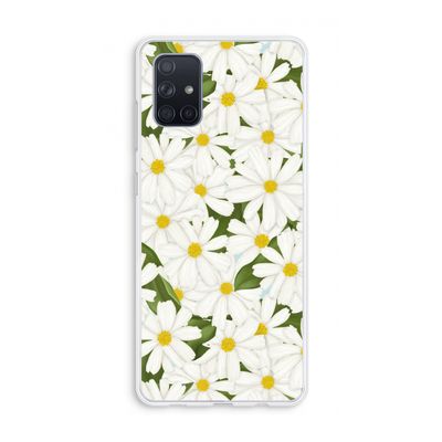 Summer Daisies: Galaxy A71 Transparant Hoesje