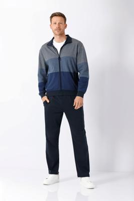 Hajo heren huispak blauwe fijne streep