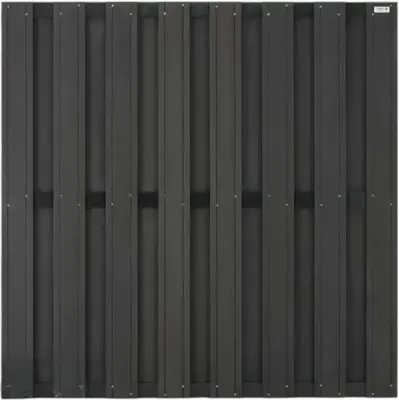Elephant composiet schutting WPC antraciet 180x180cm