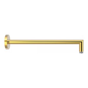 Douchearm Tres Exclusive | 40 cm | Wandmontage | Messing | Rond | 24k Goud glans