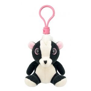 Pluche stinkdier sleutelhanger 9 cm