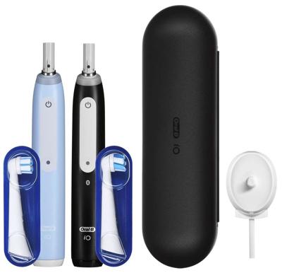 Braun Oral-B iO 3 elektrische tandenborstelset DUO BLACK & BLUE