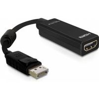 DeLOCK 61849 video kabel adapter 0,125 m DisplayPort M 19-p HDMI F Zwart - thumbnail