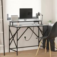 Bureau Grijs sonoma 100 x 50 x 86.5 cm Bewerkt hout