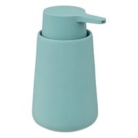 5Five Zeeppompje/dispenser - Cocoon - kunststeen - ijsblauw - 15 cm - 300 ml   -