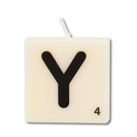 Paperdreams letter kaarsje letter y, set van 4
