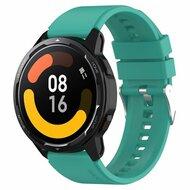 Garmin Forerunner 970 / 570 (47mm) / 255 - Siliconen sportband - Aqua groen Garmin Forerunner 970 / 570 (47mm) / 255 - Siliconen sportband - Aqua groen