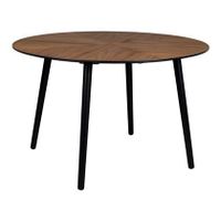 "Dutchbone Clover Eettafel - Ø 120 cm - Bruin " - thumbnail