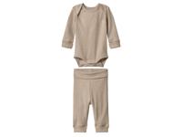lupilu Baby kledingset 2-delig (Beige, 86/92)