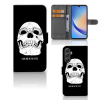 Telefoonhoesje met Naam Samsung Galaxy A24 4G Skull Eyes