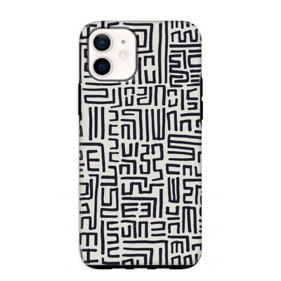 Moroccan Print: iPhone 12 mini Tough Case
