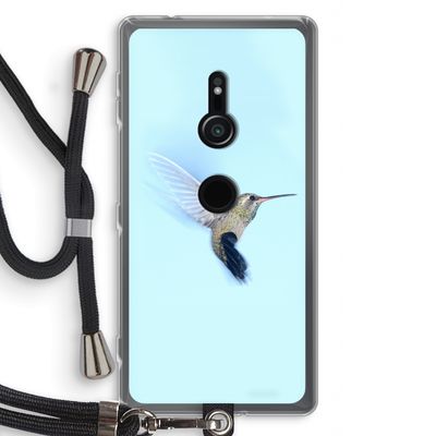 Kolibri: Sony Xperia XZ2 Transparant Hoesje met koord
