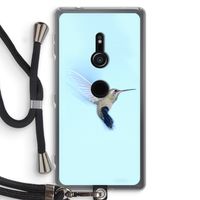 Kolibri: Sony Xperia XZ2 Transparant Hoesje met koord