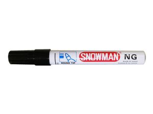 Zwarte stift Snowman Permanente Marker zwart schrijfstift merkstift viltstift( doos. 12st)