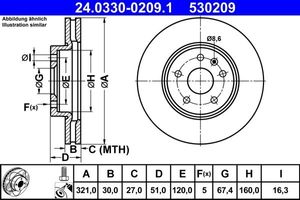 Powerdisc Remschijf 24033002091