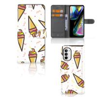 Motorola Moto G52 | Moto G82 | Book Cover | Icecream