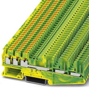 Phoenix Contact 3040052 Aardingsklem 5.2 mm Push-Lock-veeraansluiting Groen, Geel 50 stuk(s)