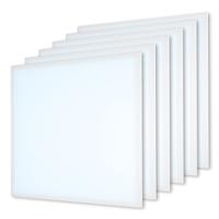 HOFTRONIC™ 6x LED Paneel - 62x62 cm - 36 Watt - 4860lm (135lm/W) - 6500K daglicht wit - Flikkervrij - UGR22 - 5 jaar garantie