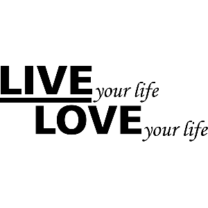 Your life - Muursticker