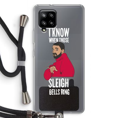 Sleigh Bells Ring: Samsung Galaxy A42 5G Transparant Hoesje met koord