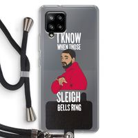 Sleigh Bells Ring: Samsung Galaxy A42 5G Transparant Hoesje met koord