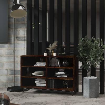 Dressoir 103,5x35x70 cm bewerkt hout gerookt eikenkleurig
