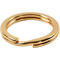 Vivi Gade Splitring, d 15 mm, verguld, 15 stuk/ 1 doos