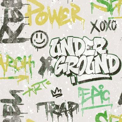 Noordwand Friends & Coffee Behang met graffiti print - 16613