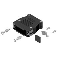 Conec SnapLock 16-003260E D-sub behuizing Aantal polen: 15 Kunststof 90 °, 180 ° Zwart 1 stuk(s)