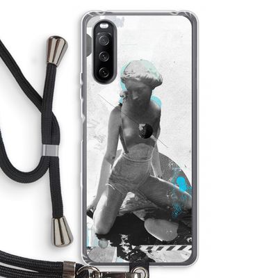 I will not feel a thing: Sony Sony Xperia 10 III Transparant Hoesje met koord