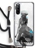 I will not feel a thing: Sony Sony Xperia 10 III Transparant Hoesje met koord