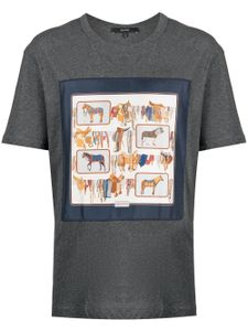 Gucci t-shirt en coton à imprimé graphique - Gris