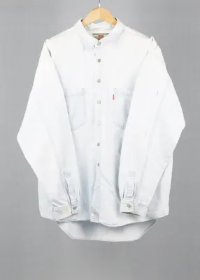 Levi&apos;s Light Blue vintage denim shirt in size XL for Unisex
