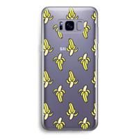 Bananas: Samsung Galaxy S8 Transparant Hoesje - thumbnail