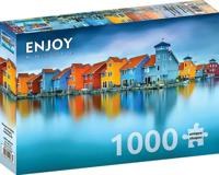 Houses on Water - Groningen Nederland Puzzel 1000 Stukjes