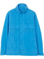 Burberry coupe-vent à capuche dissimulée - Bleu