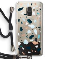 Terrazzo N°13: Samsung Galaxy A8 (2018) Transparant Hoesje met koord
