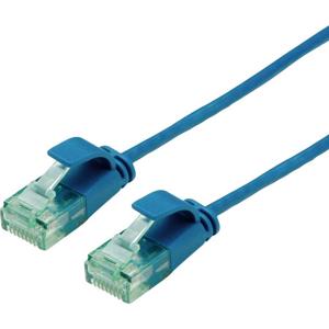 roline recycled material RJ45 (cross) Netwerkkabel Aansluitkabel CAT 6A U/UTP 1.5 m Blauw