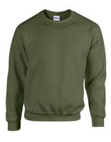 Gildan G18000 Heavy Blend™ Adult Crewneck Sweatshirt - Military Green - 3XL