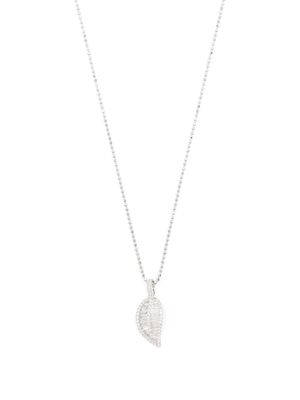 Anita Ko collier en or blanc 18ct serti de diamants - Argent