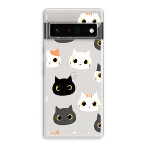 Katten: Google Pixel 6 Pro Transparant Hoesje
