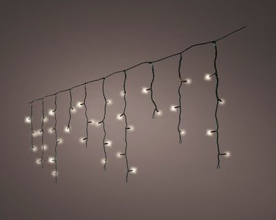 LED icicle lights l750cm-175l k.wrm - Lumineo
