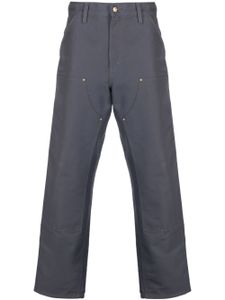 Carhartt WIP pantalon Double Knee en coton biologique - Gris