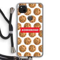 Koekerond: Pixel 4a Transparant Hoesje met koord